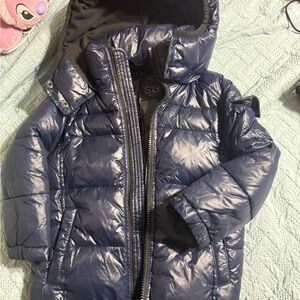 Kids Blue Puffer Jacket